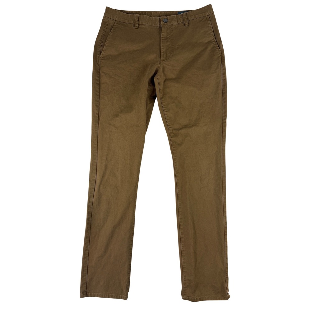 Bonobos Chino Pants Mens 34x36 Brown Khaki Stretch Cotton Twill 15175-KH110